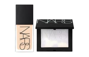 NARS Aurora Limited Big White Cake жидкий тональный крем набор для макияжа выравнивание тона кожи 10g+30ml