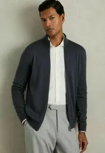 Кардиган хэмпшир стандартного кроя Reiss, Blackened Blue