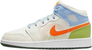 Кроссовки Jordan Boy's Modern, синий/оранжевый