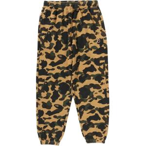 A BATHING APE Камуфляжные принтованные спортивные штаны