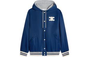 Куртка Celine женская, синий / белый