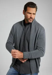 Кардиган на молнии mit stehkragen Jp1880, Grau Melange