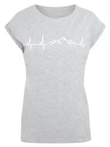 Рубашка F4NT4STIC Mountain Heartbeat, серый