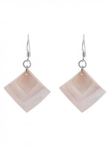 Adeliás Женские серьги - серьги-подвески из серебра 925 пробы с перламутровыми вставками в серебре