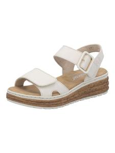 Сандалии на плоской подошве rieker, кремовый
