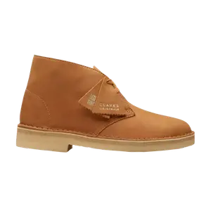Ботинки женские Clarks Desert кожаные, желто-коричневый
