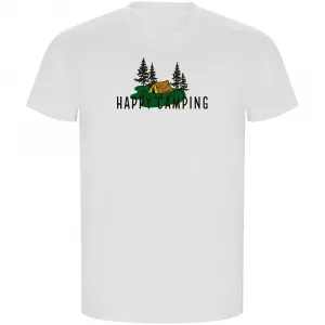 Футболка Kruskis Happy Camping ECO, белый