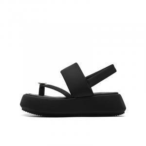 Сандалии с одним ремешком женские 15 MINS, Black