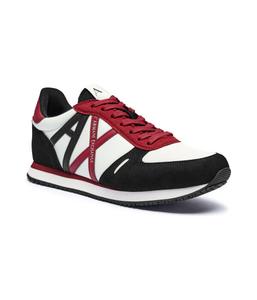 Кроссовки мужские Armani Exchange комбинированные, белый/красный/черный