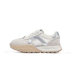 DAPHNE Женские низкие повседневные туфли - бежево-серебристые, цвет Beige Silver