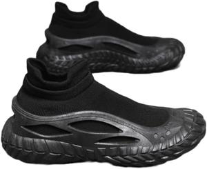 Мужские спортивные кроссовки с шнуровкой и низким верхом, удобные дышащие повседневные кроссовки, обувь для походов на открытом воздухе Qacksv, черный