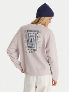 Свитшот oversize EQWFT03188 Quiksilver, фиолетовый