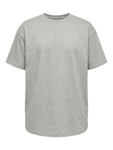 TEESHOPPEN Футболка в светло-сером цвете