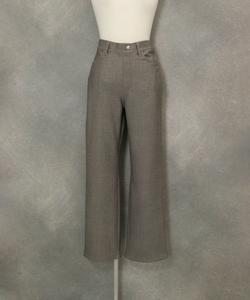 Брюки из денима с флисовой подкладкой и вышивкой на спине