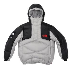Пуловер Supreme x The North Face 800-Fill Half Zip Hooded Pullover Grey, серый