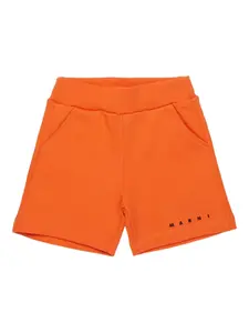 Шорты с логотипом Marni Kids, оранжевый