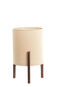 Настольная лампа Litto Braun Ø28/44 см Light & Living, темно-коричневый