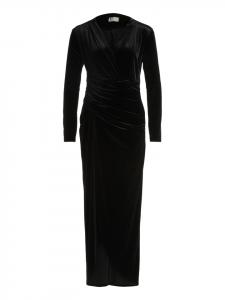 Vera Mont Вечернее платье с V-образным вырезом, черное