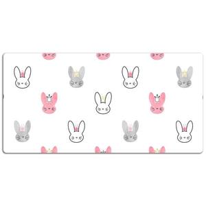 Настольный коврик Tulup Kaninchen in Kronen, 90x45x1 см, зеленый