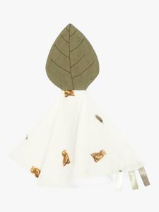 Детское одеяло с принтом медвежат из бамбука и хлопка Rosa & Blue, Ivory