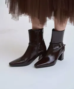 Короткие ботинки с поясом Noela, цвет Cha