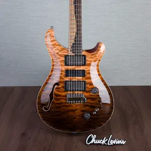 PRS Private Stock Special Semi-Hollow Электрогитара - Amaretto Reverse Dragons Breath - №240383000