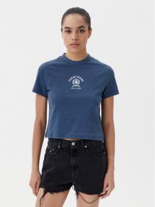 Футболка обычного кроя Varsity DW0DW20317 Tommy Jeans, синий