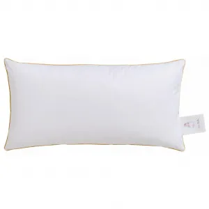 Подушка Наполнение: 50% гусиные перья, 50% гусиный пух, 1 шт. Ортопедическая подушка 40x80 см, 80x80 см, мягкая Frau Holle, белый