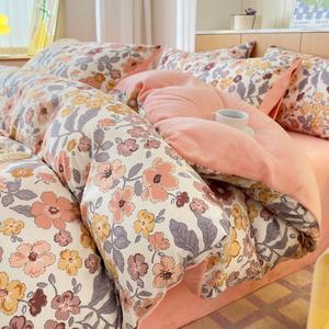 LUOLAI HOME Комплект постельного белья 3 предмета, 155x210 см, простыня