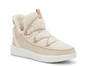 HEYDUDE Camden All-Over Cozy Slip-On - женские, светло-коричневый/бежевый