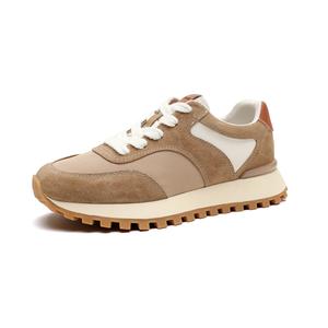 Низкие повседневные туфли женские хаки-коричневый D:FUSE SCANDINAVIA