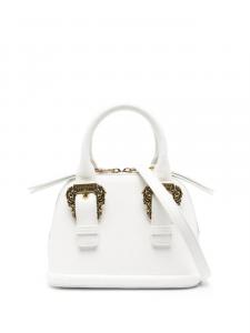 Versace Jeans Couture сумка-тоут с пряжкой Baroque, белый