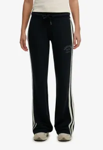 Спортивные брюки-джоггеры в полоску с расклешенными штанинами Superdry & Co, Eclipse Navy