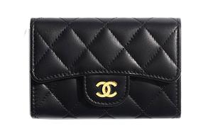 Классический кардхолдер черный AP0214 CHANEL