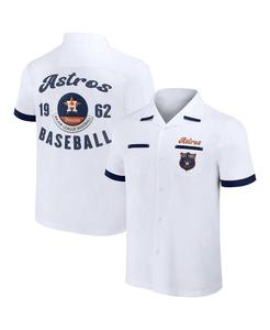 Мужская рубашка на пуговицах Darius Rucker Collection от White Houston Astros Bowling Fanatics