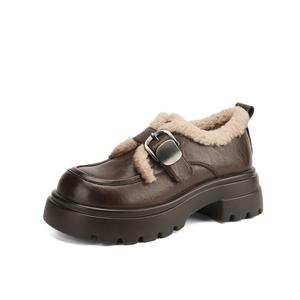 DAPHNE Женские лоферы черные бархат коричневый, цвет Velvet Brown