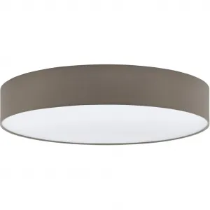 Потолочный светильник PASTERI, сталь и текстиль, E27, IP20, светильник для гостиной Потолочный светильник E27 из ткани - светильник для спальни, коридора Eglo, серо-коричневый/белый