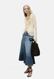 Юбка Mango A-line skirt, Blue