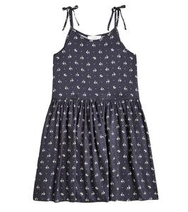 Платье с воротником халтер и цветочным принтом Paade Mode, черный