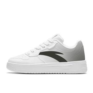 ANTA Нескользящие и износостойкие дышащие низкие кроссовки для скейтбординга унисекс белого и черного цвета