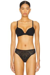 Бюстгальтер-трансформер с отстегивающимися бретелями Natori, black