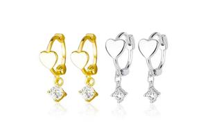 CMFY Серьги из стерлингового серебра 999 пробы для женщин