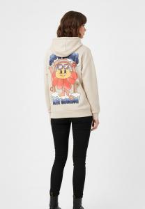 Худи Sublevel MIT POSITIVE-PRINT UND LUSTIGES DESIGN, Beige