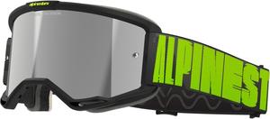 Мотоциклетные очки Alpinestars vision 5 с полым зеркалом, Green/Grey