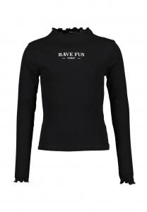 Топ Blue Seven LANGARM MIT STEHKRAGEN, Schwarz/Black