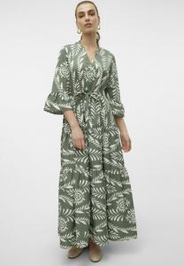 Платье макси Vero Moda, пестрый зеленый