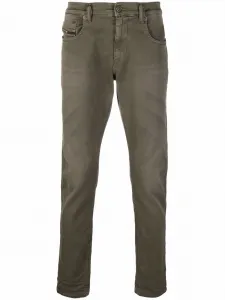 Узкие джинсы 2060 D-Strukt 0670M DIESEL, зеленый