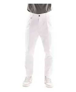 Узкие брюки Paolo Pecora, белый