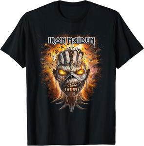 Футболка Exploding Head Eddie Iron Maiden, черный