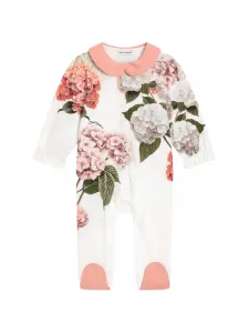 Подарочный набор из трех предметов с принтом Hydrangea Dolce & Gabbana Kids, белый